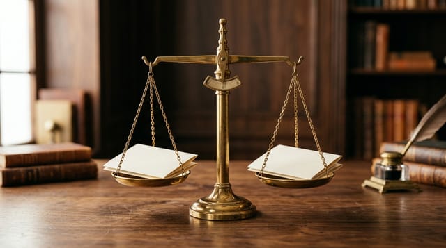 Side-by-side comparison illustration of Chapter 7 and Chapter 13 bankruptcy documents