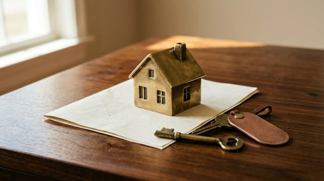 Illustration of a home protected from a foreclosure notice, symbolizing stopping foreclosure with bankruptcy